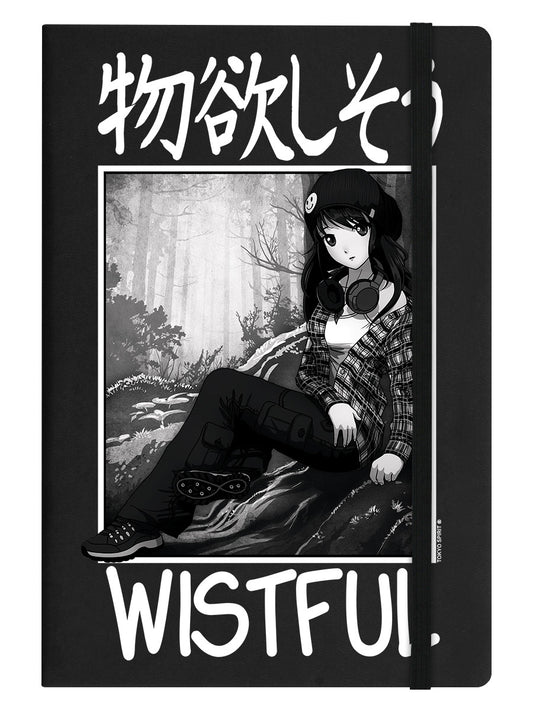 Tokyo Spirit Wistful Black A5 Hard Cover Notebook
