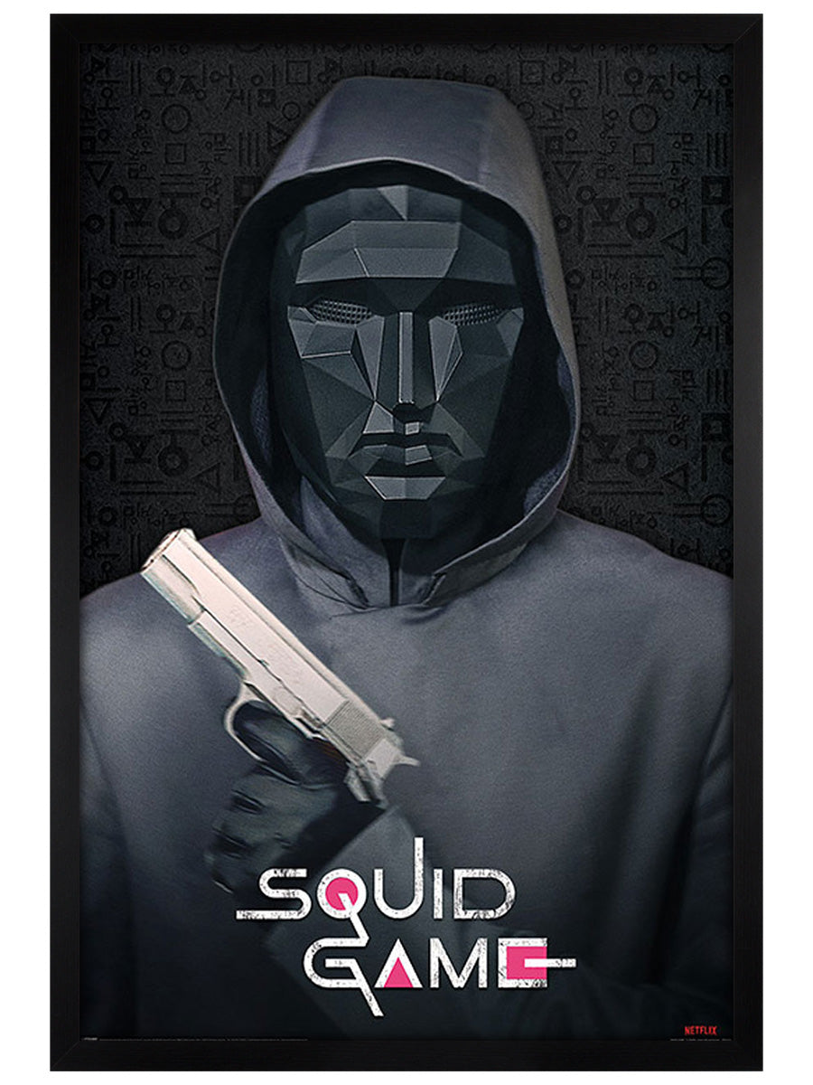 Squid Game Mask Man Maxi Poster