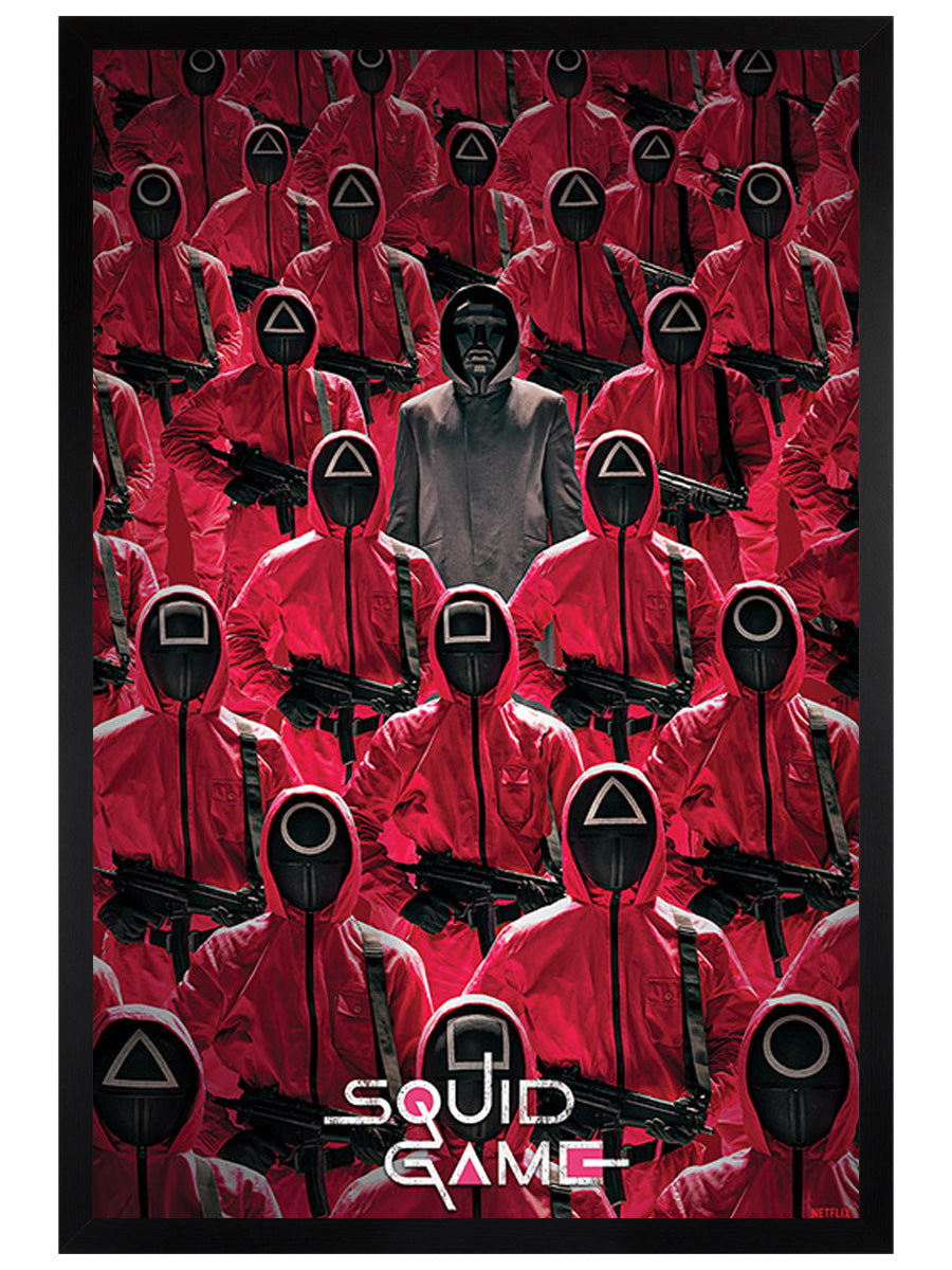 Squid Game Crowd Maxi Poster