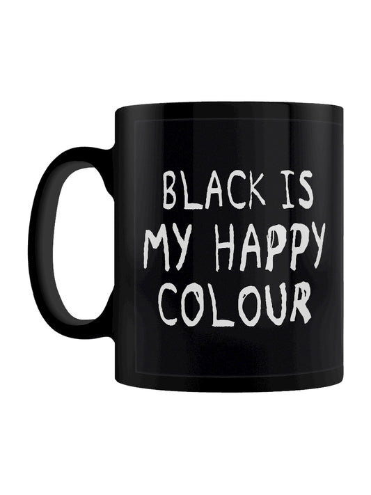 Black Is My Happy Colour Black Mug
