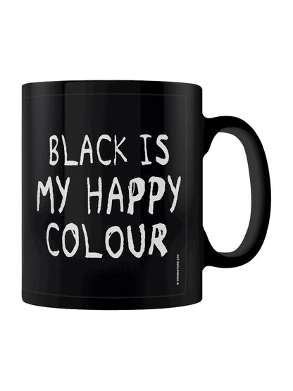 Black Is My Happy Colour Black Mug