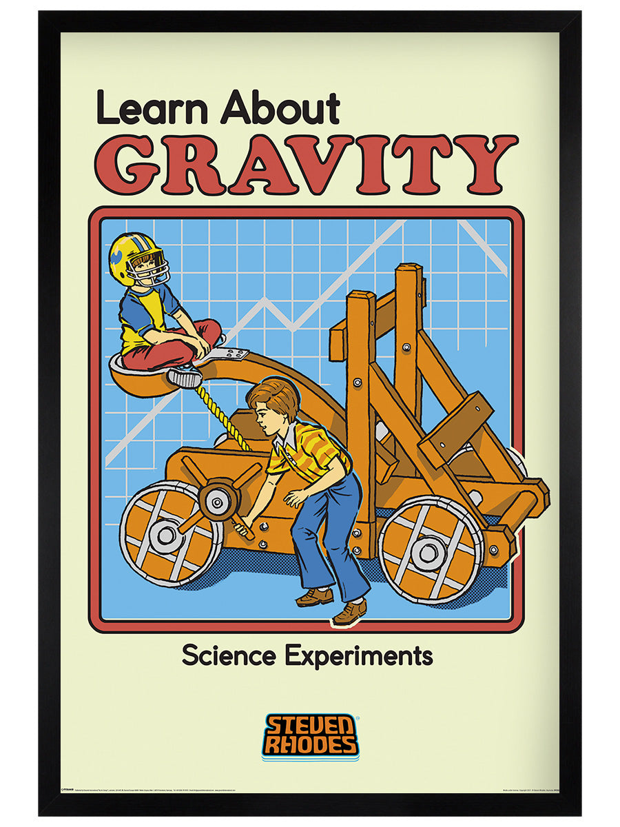 Steven Rhodes Learn About Gravity Maxi Poster