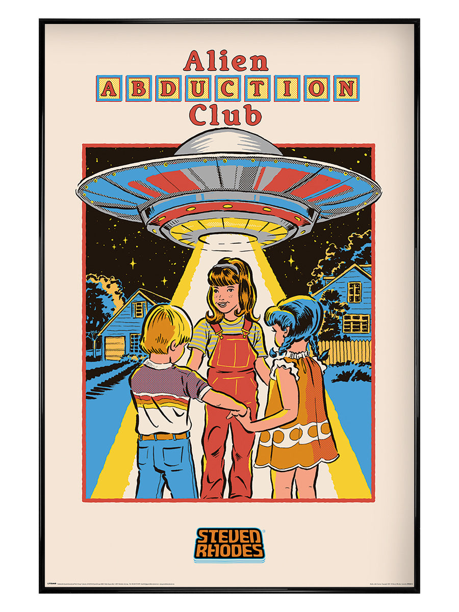 Steven Rhodes Alien Abduction Club Maxi Poster