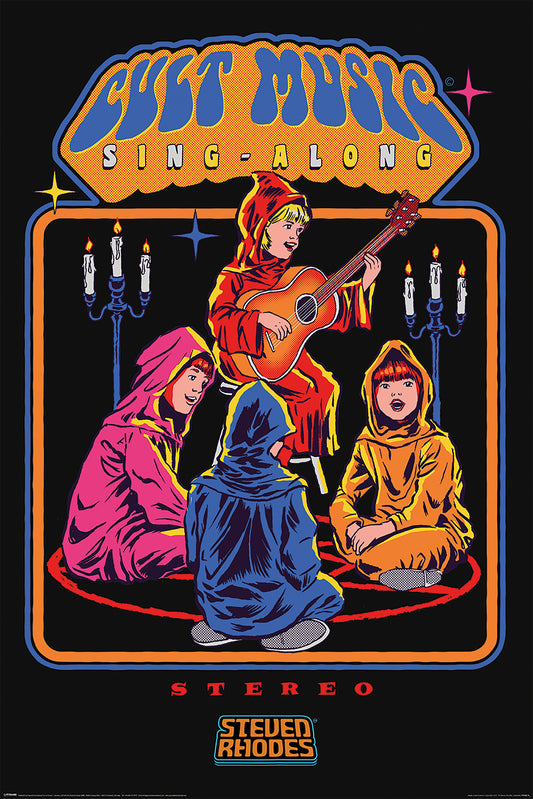 Steven Rhodes Cult Music Sing-Along Maxi Poster