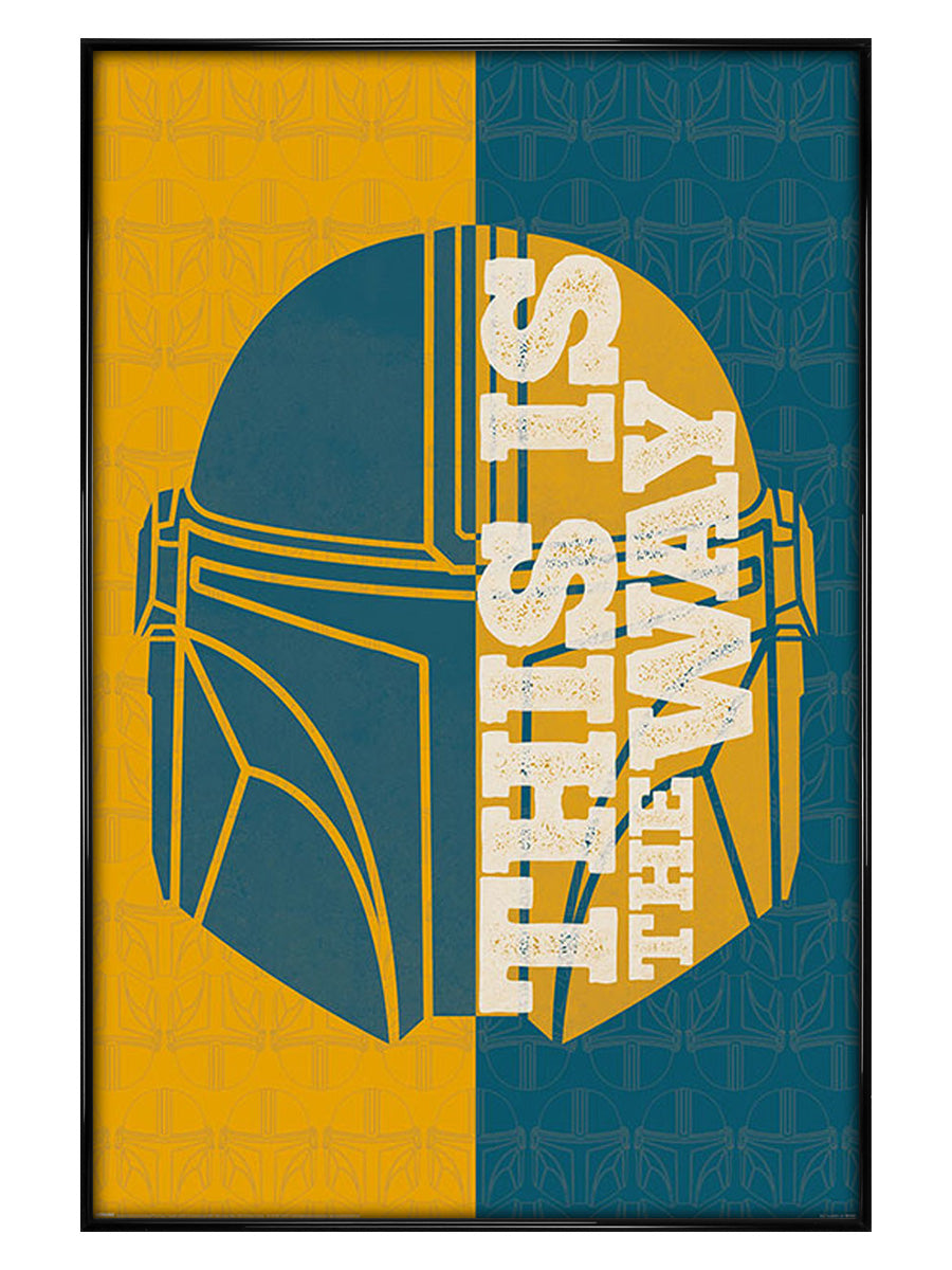 Star Wars The Mandalorian Half/Half Maxi Poster