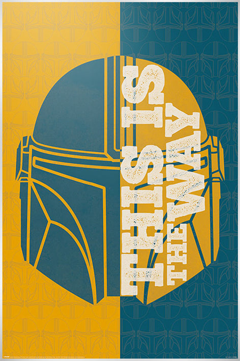 Star Wars The Mandalorian Half/Half Maxi Poster