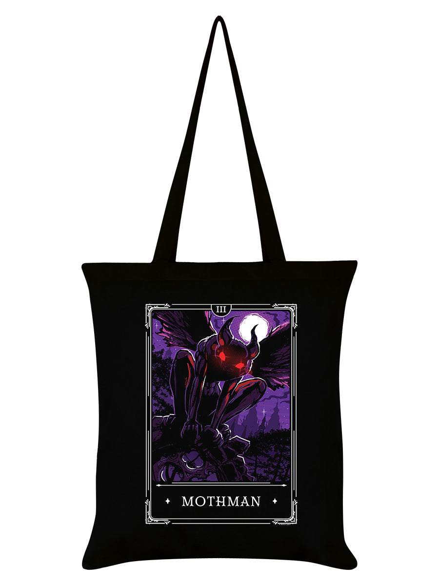 Deadly Tarot Legends Mothman Black Tote Bag