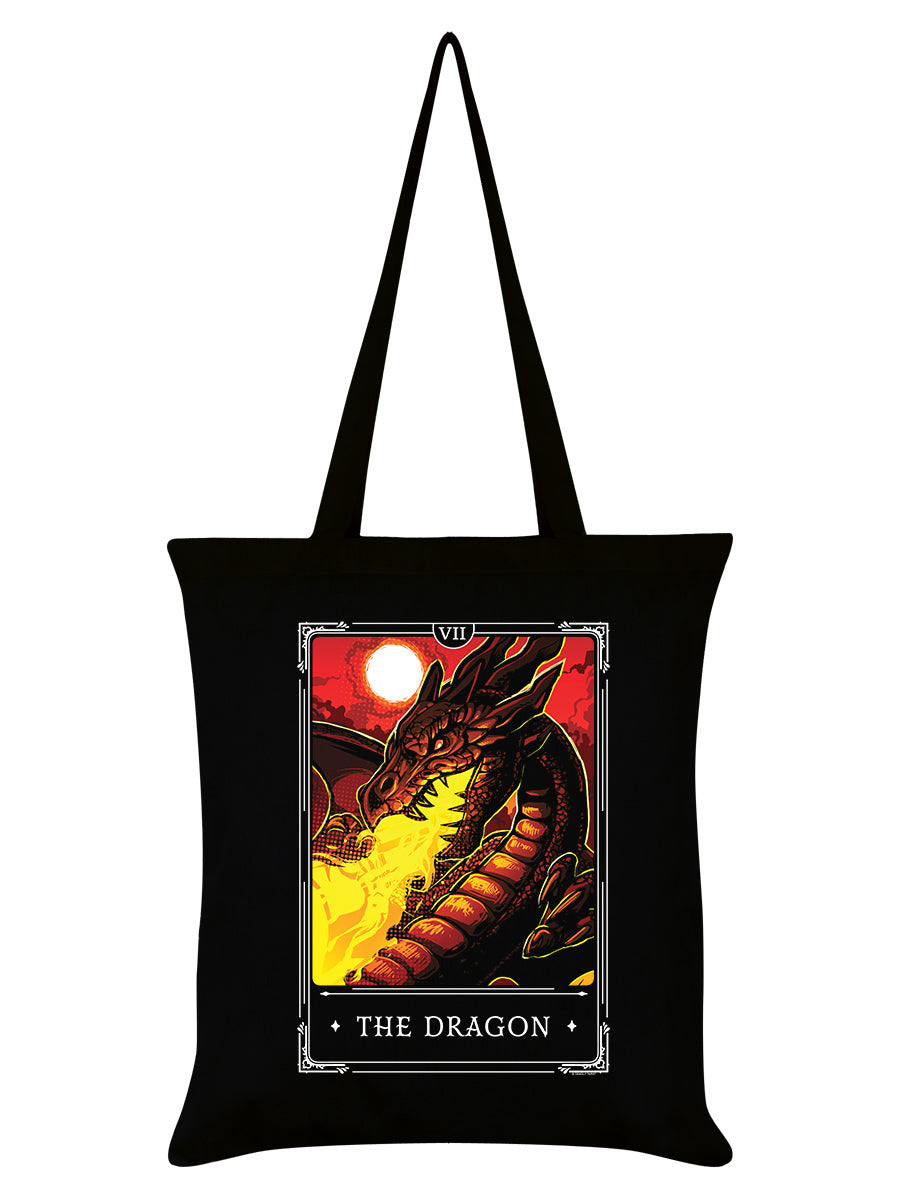 Deadly Tarot Legends The Dragon Black Tote Bag
