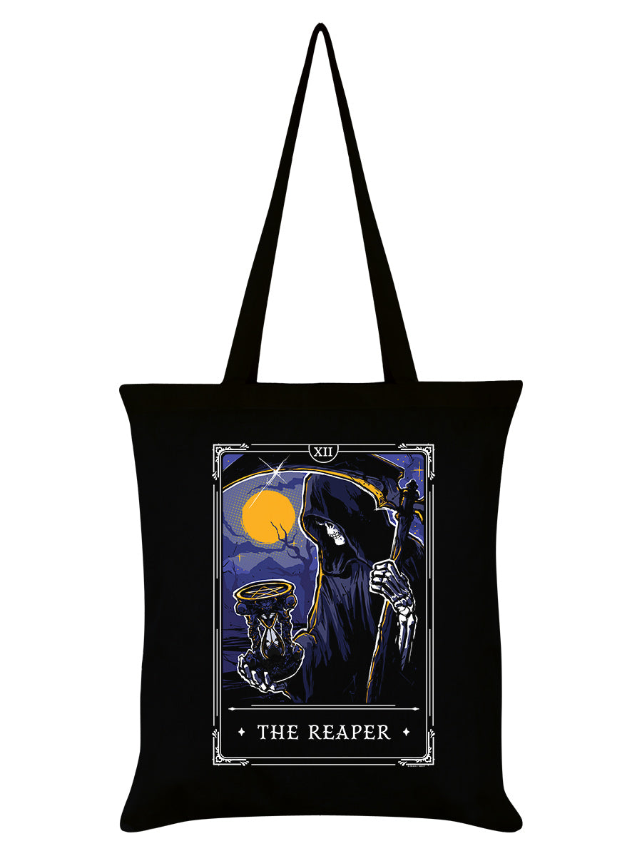 Sack Reaper Deadly Tarot Legends The Reaper Black Tote Bag – Grindstore