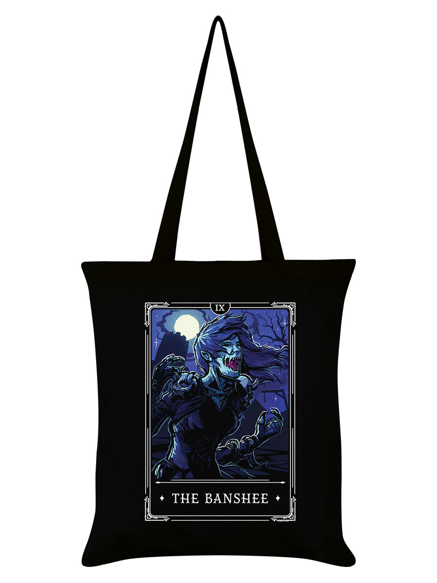 Deadly Tarot Legends The Banshee Black Tote Bag