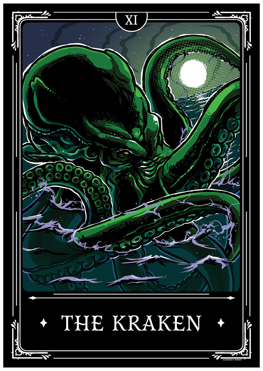 Deadly Tarot Legends The Kraken Mini Poster