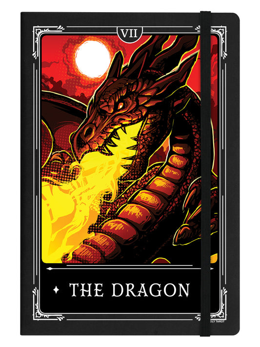 Deadly Tarot Legends The Dragon Black A5 Hard Cover Notebook