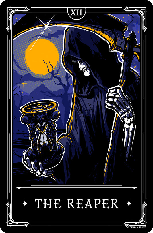 Deadly Tarot Legends - The Reaper Small Tin Sign