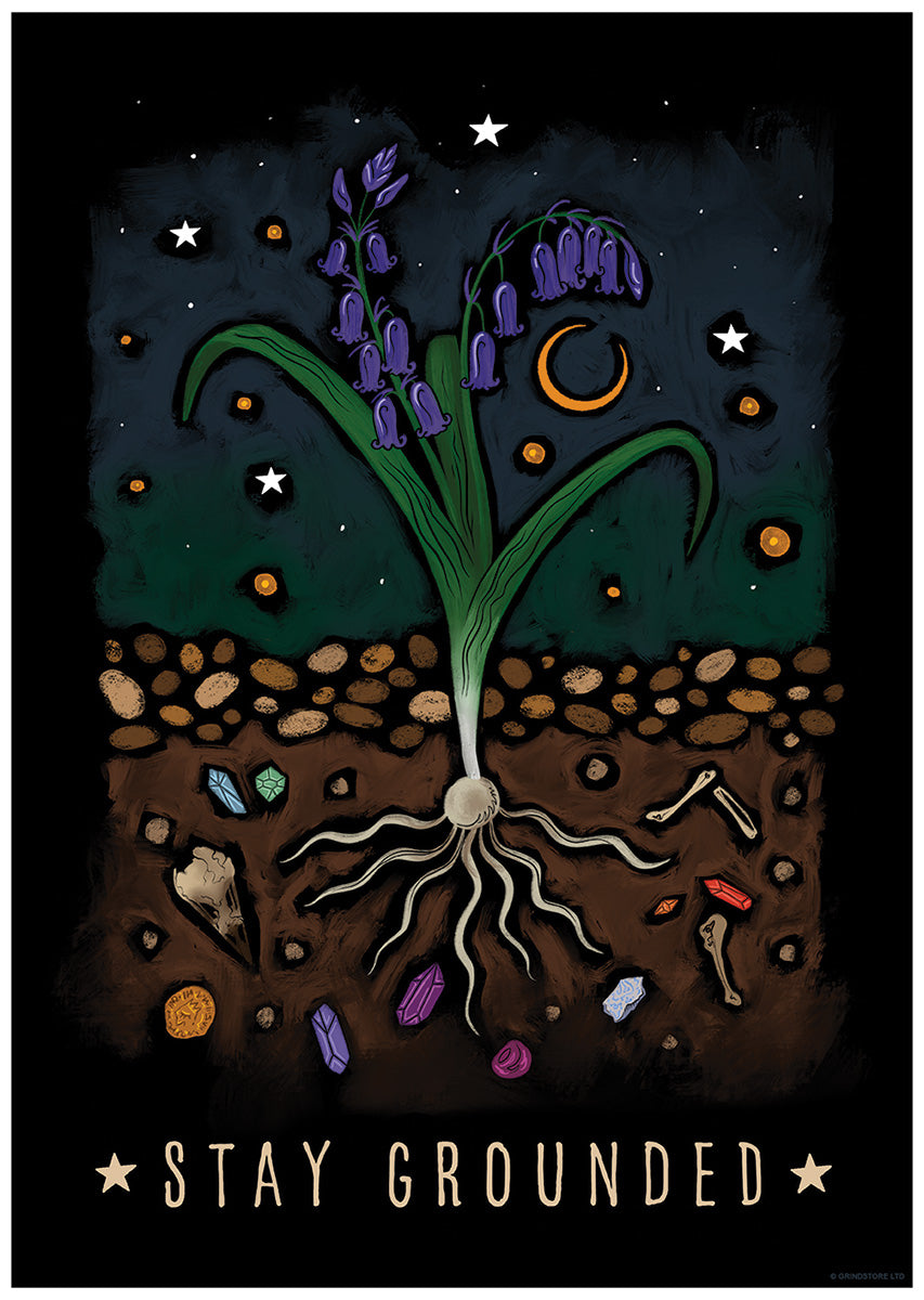Mystical Roots Stay Grounded Mini Poster