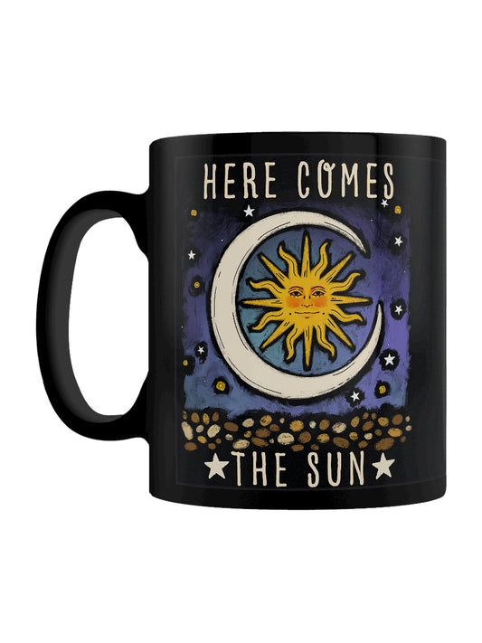 Hello World Here Comes The Sun Black Mug