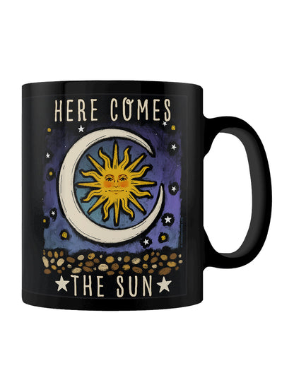 Hello World Here Comes The Sun Black Mug