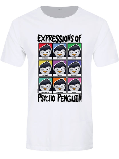 Psycho Penguin Expressions Men's Premium White T-Shirt