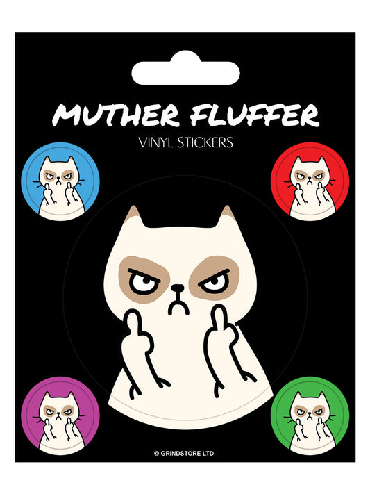 Muther Fluffer Vinyl Sticker Set