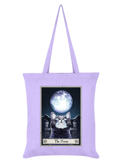 Deadly Tarot Felis The Moon Lilac Tote Bag