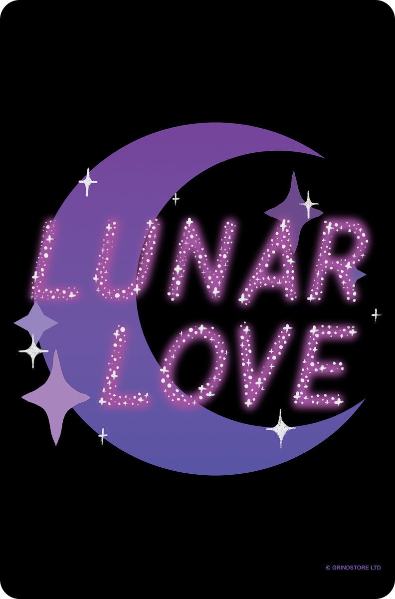 Lunar Love Small Tin Sign
