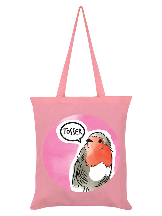 Cute But Abusive - Tosser Pale Pink Tote Bag