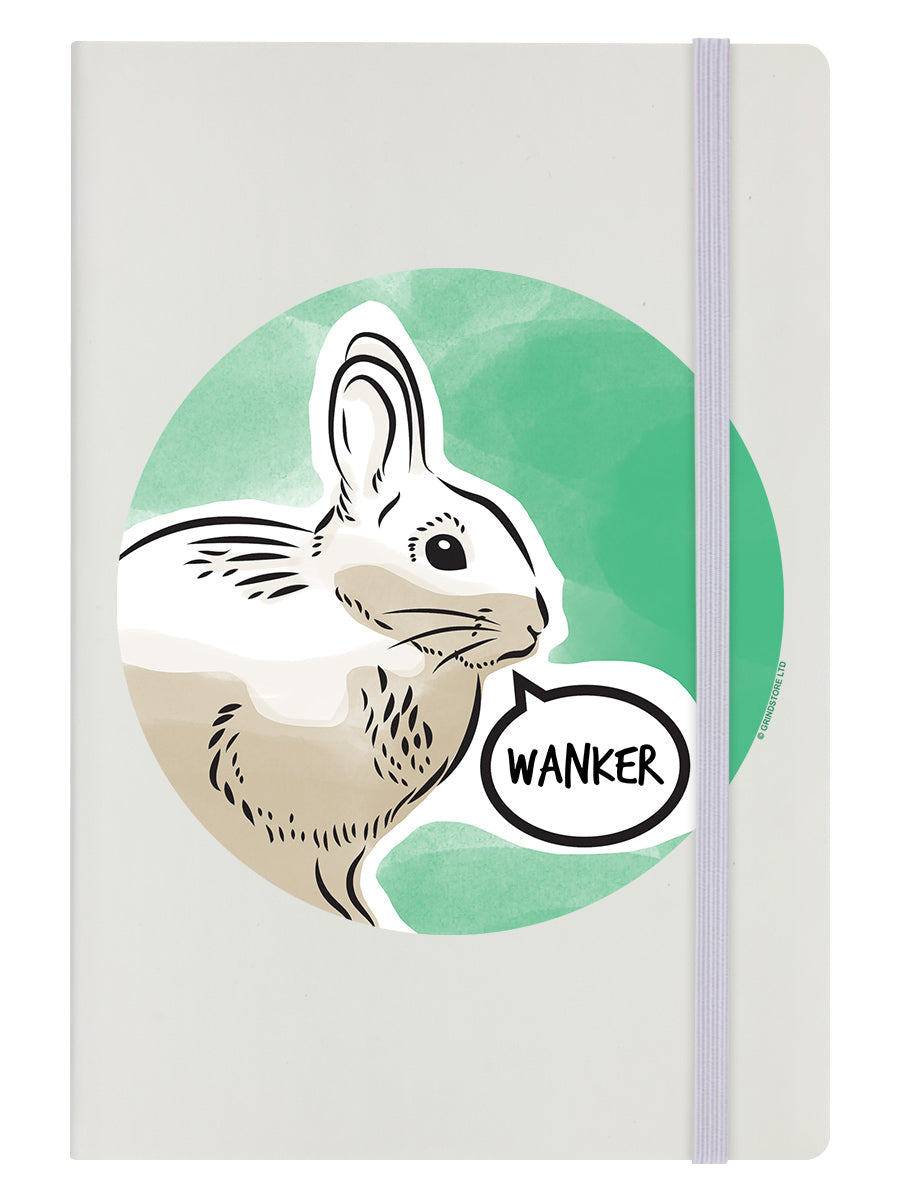 Cute But Abusive Wanker Cream A5 Hard Cover Notebook