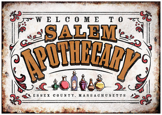 Welcome To Salem Apothecary Mini Poster