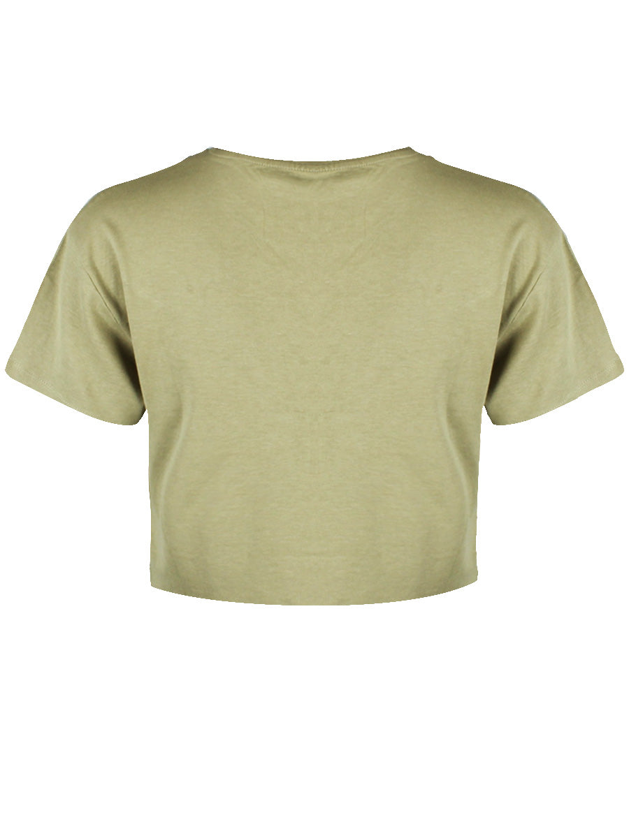 Witch Life Sage Green Boxy Crop Top