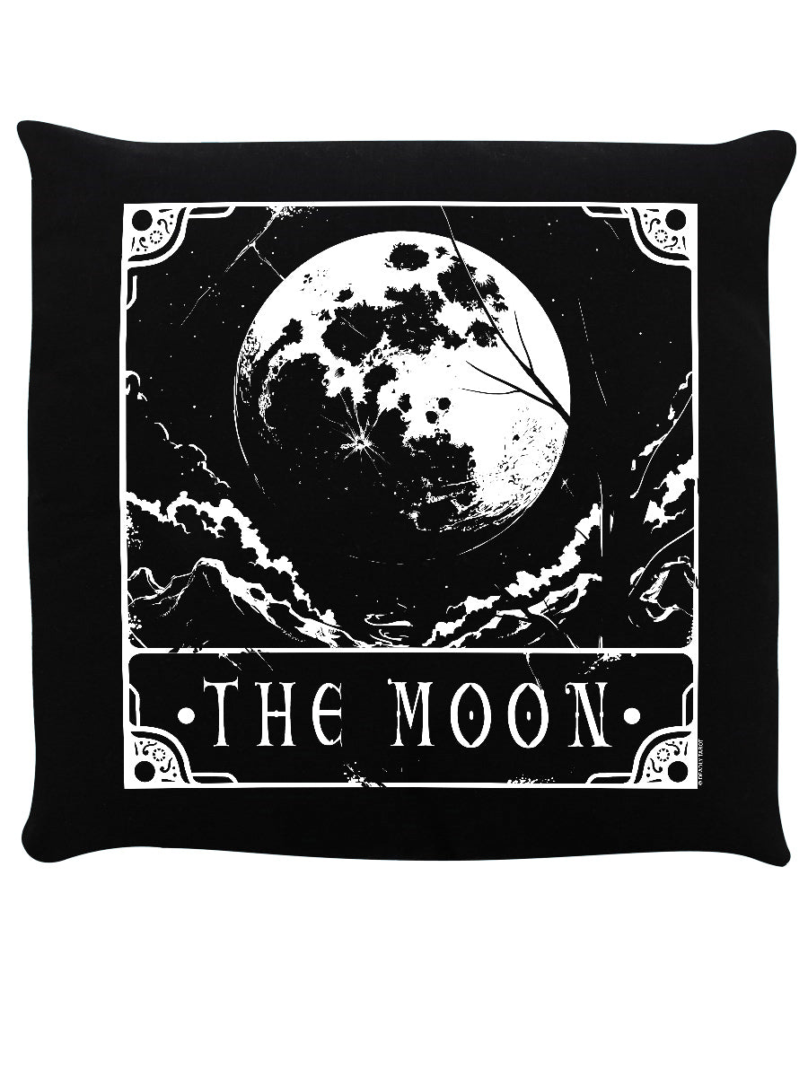 Deadly Tarot The Moon Black Cushion