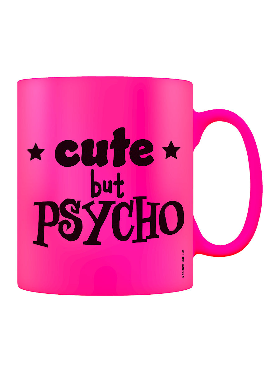 Cute But Psycho Pink Neon Mug