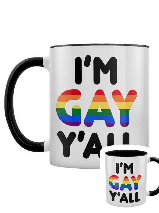 I'm Gay Y'all Mug Black Inner 2-Tone Mug