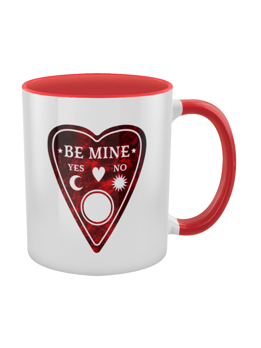 Be Mine Planchette Red Inner 2-Tone Mug