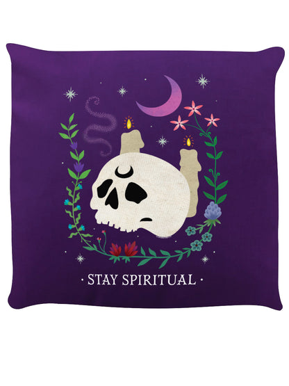 Stay Spiritual Purple Cushion