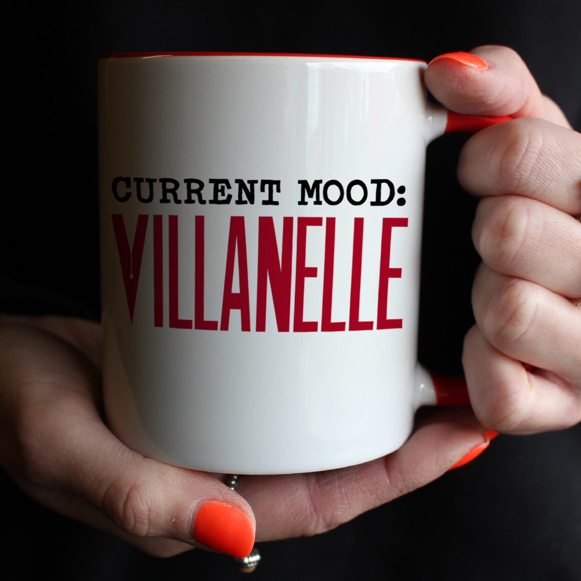 Current Mood Villanelle Red Inner 2-Tone Mug