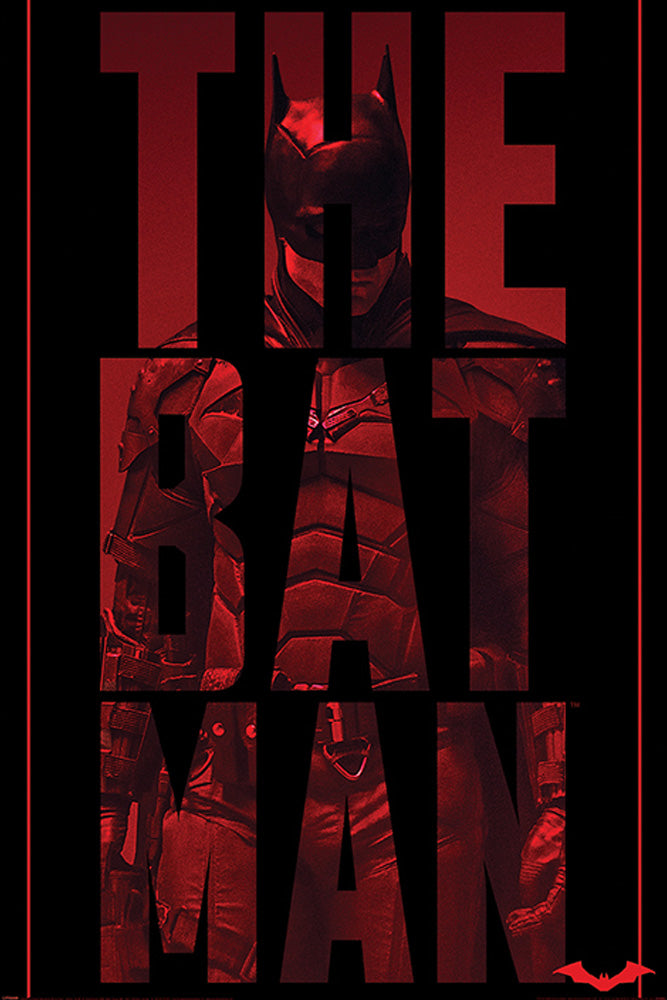The Batman Type Cut Away Maxi Poster