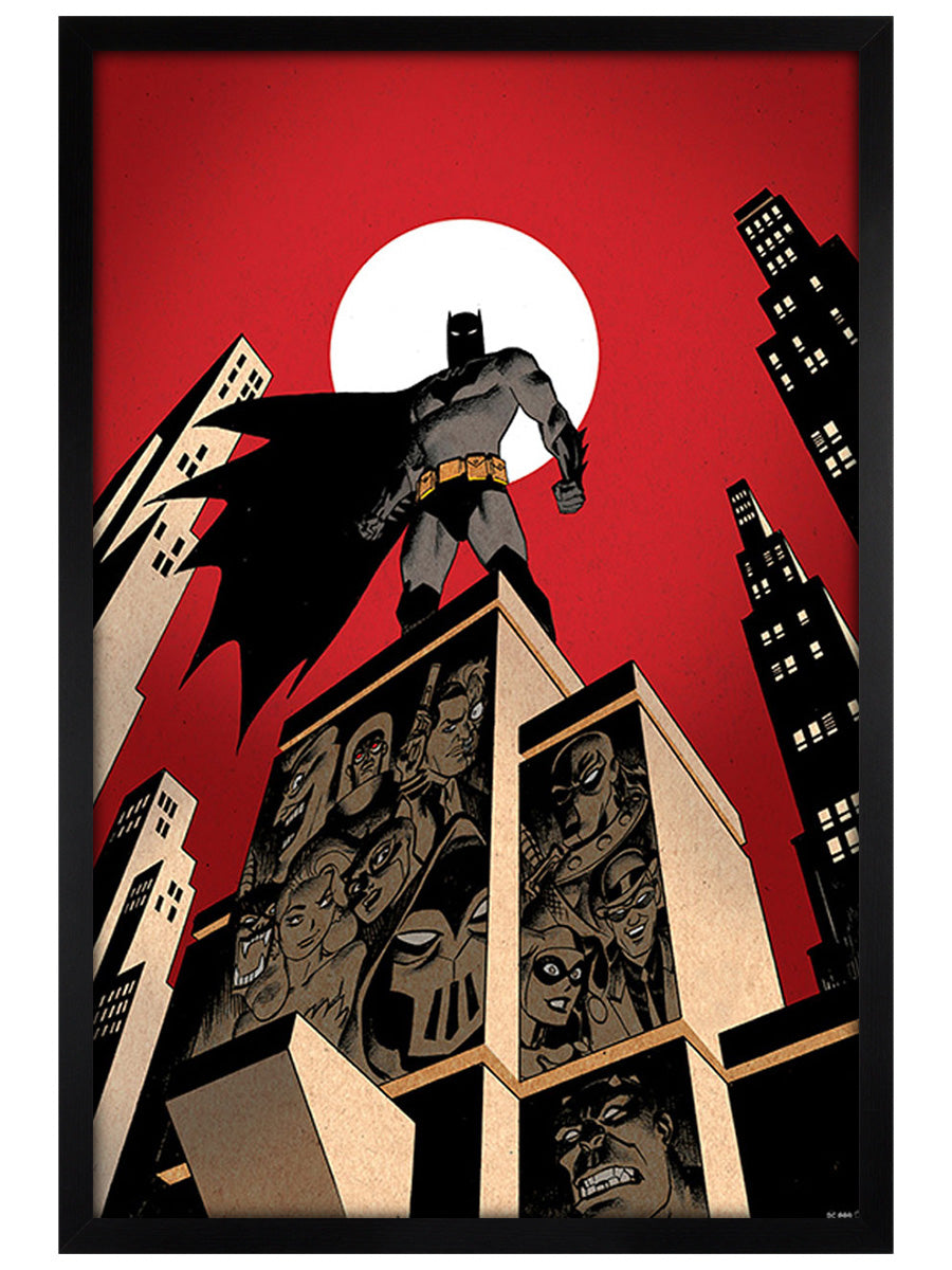 Batman Villain Skyline Maxi Poster