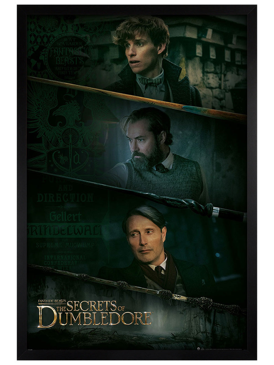 Fantastic Beasts The Secrets of Dumbledore Three Wands Maxi Poster