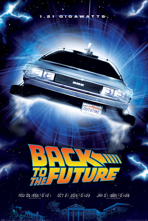 Back to the Future 1.21 Gigawatts Maxi Poster