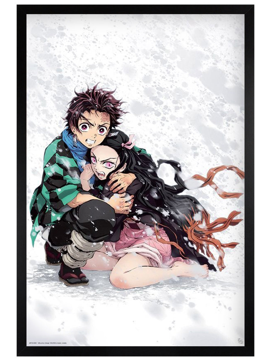 Demon Slayer Tanjiro & Nezuko Snow Maxi Poster