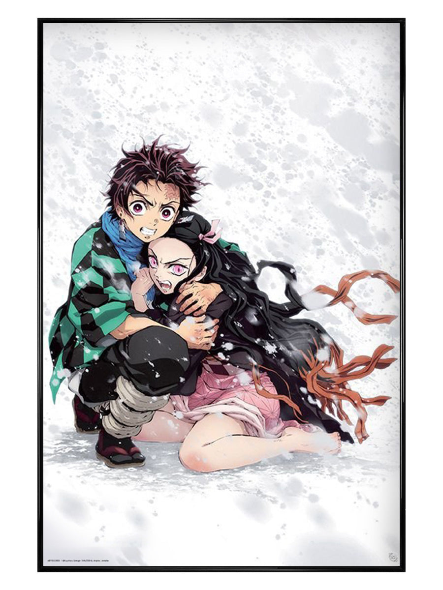 Demon Slayer Tanjiro & Nezuko Snow Maxi Poster