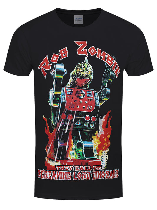 Rob Zombie Lord Dinosaur Men's Black T-Shirt
