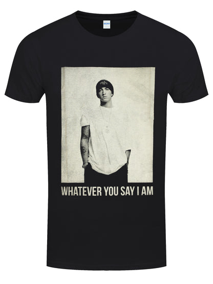 Eminem Whatever Men's Black T-Shirt
