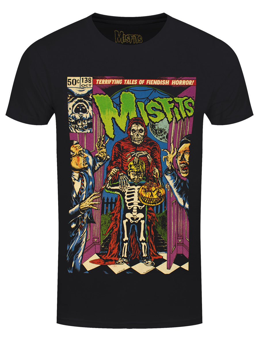 Misfits Trick or Treat Men's Black T-Shirt