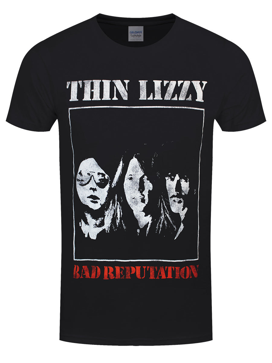 Thin Lizzy Bad Reputation Men's Black T-Shirt