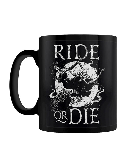 Witches Ride Or Die Black Mug