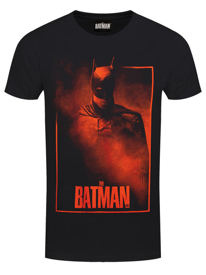 The Batman Red Smoke Men's Black T-Shirt