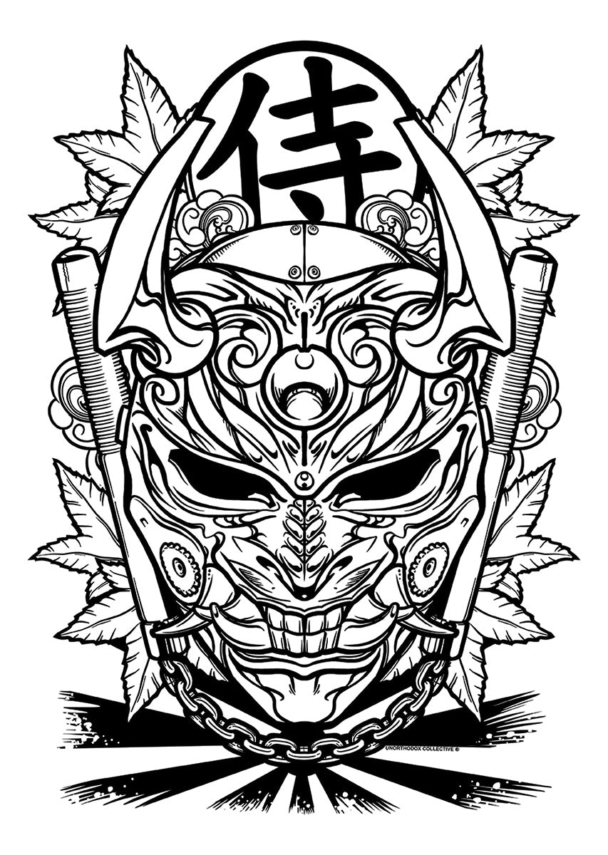 Unorthodox Collective Ashigaru Mask Mini Poster