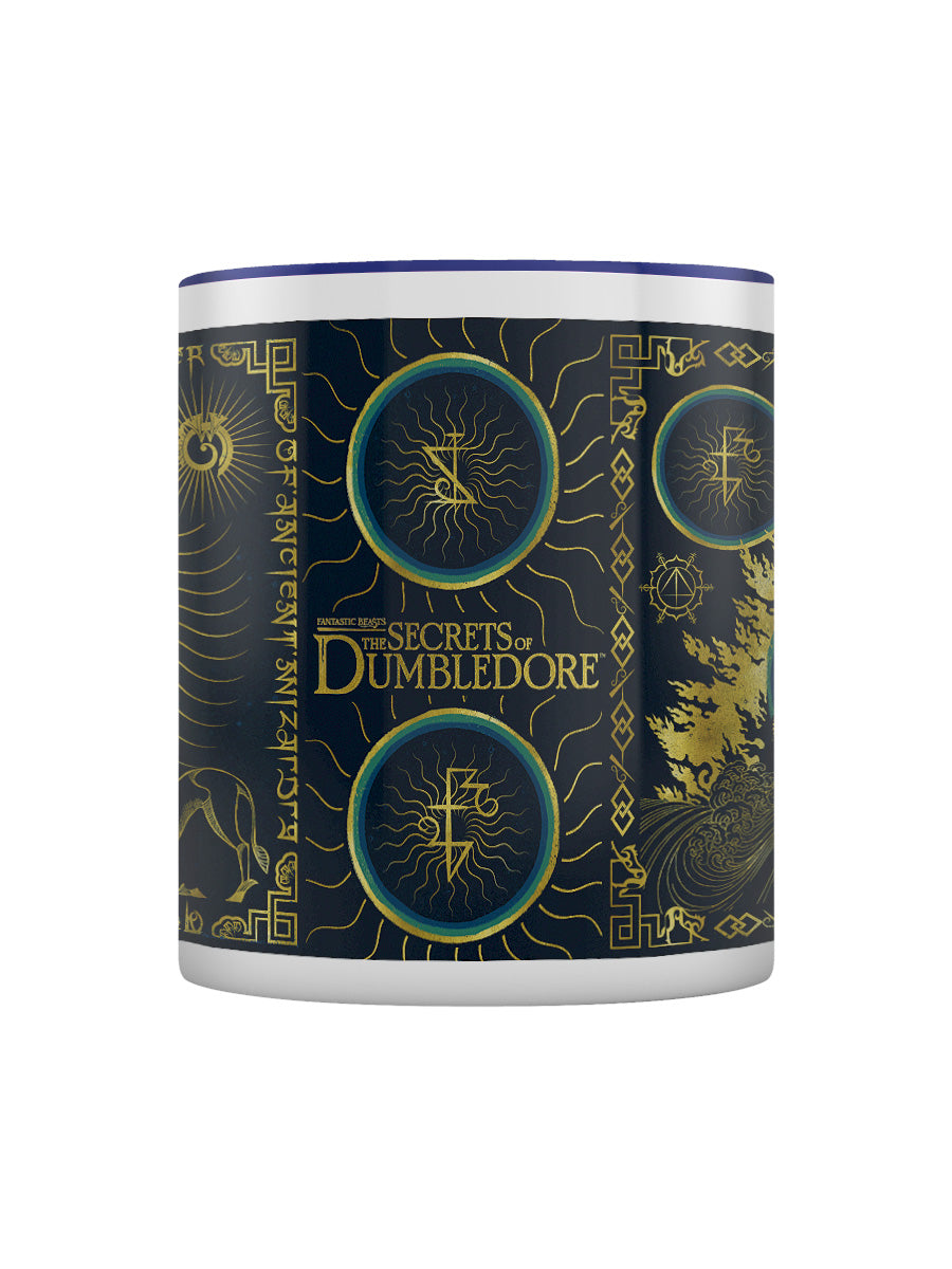 Fantastic Beasts The Secrets of Dumbledore Walk of the Qilin Blue Coloured Inner Coffee Mug