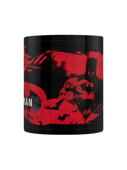 Batman Red Black Coffee Mug