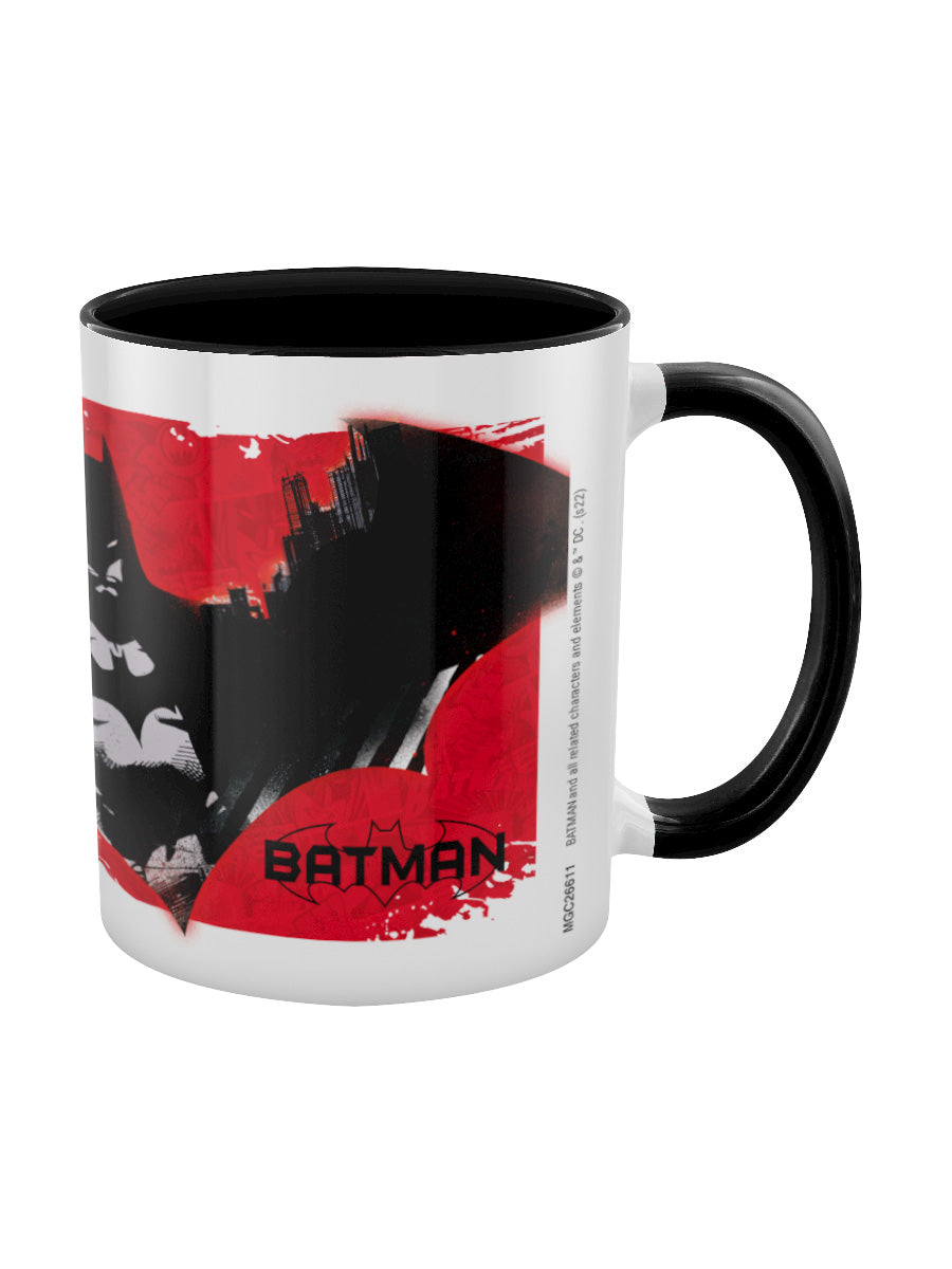 Batman Red Black Coloured Inner Mug
